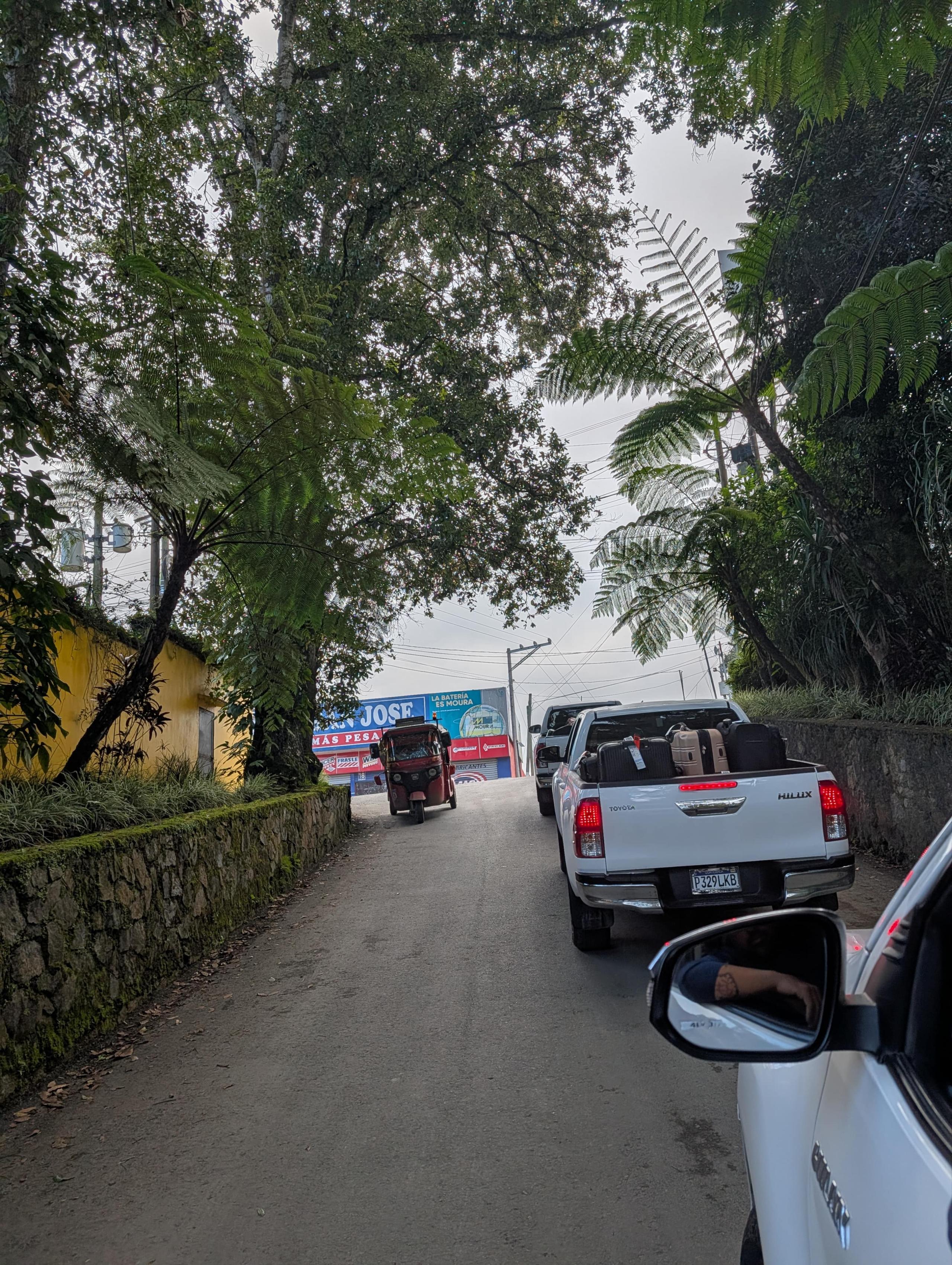 cars on hill